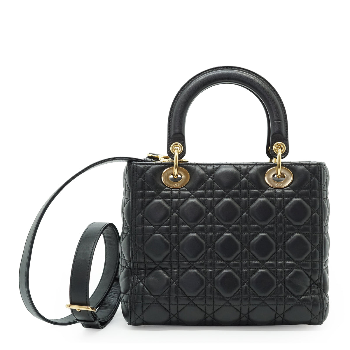 Lady Dior Medium Cannage Lambskin