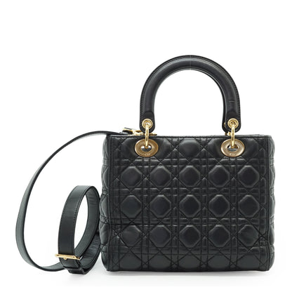Lady Dior Medium Cannage Lambskin