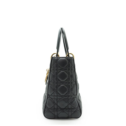 Lady Dior Medium Cannage Lambskin