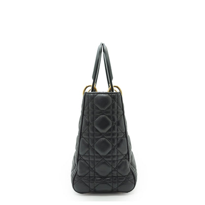 Lady Dior Medium Cannage Lambskin