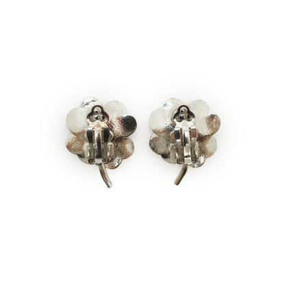 CC Rhinestone Four-Leaf Clover Earrings