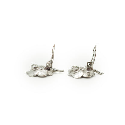 CC Rhinestone Four-Leaf Clover Earrings