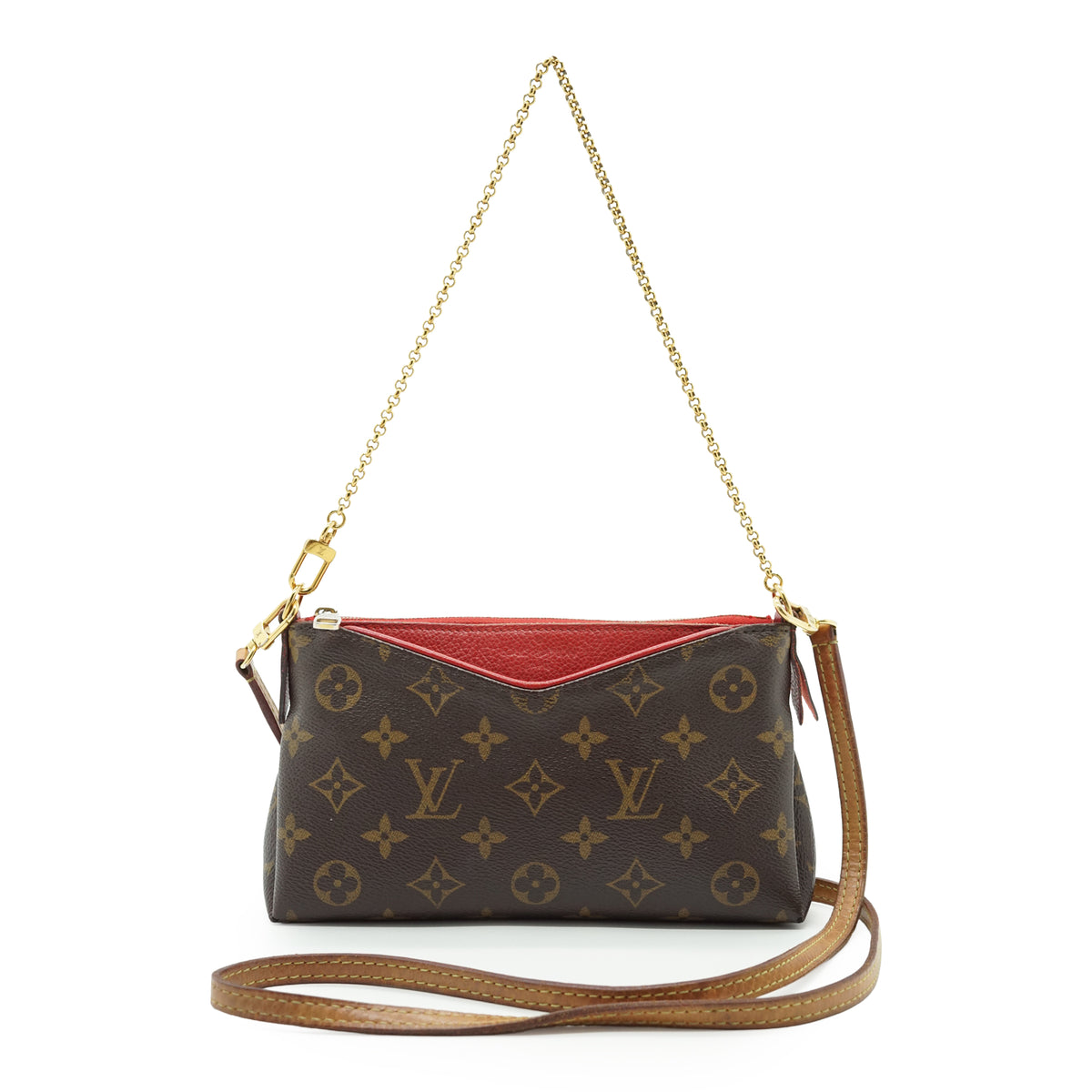 Monogram Pallas Clutch Cherry 2-Way Pochette