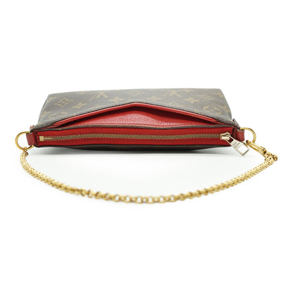 Monogram Pallas Clutch Cherry 2-Way Pochette