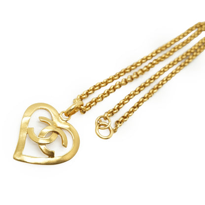 Vintage CC Heart Necklace
