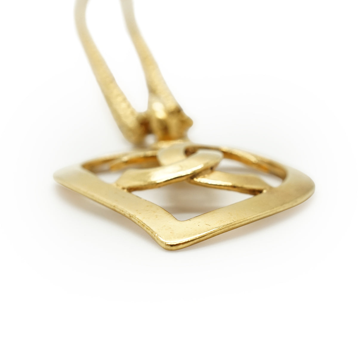 Vintage CC Heart Necklace