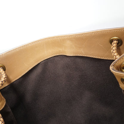 Vintage GG Canvas Woven Handles Tote