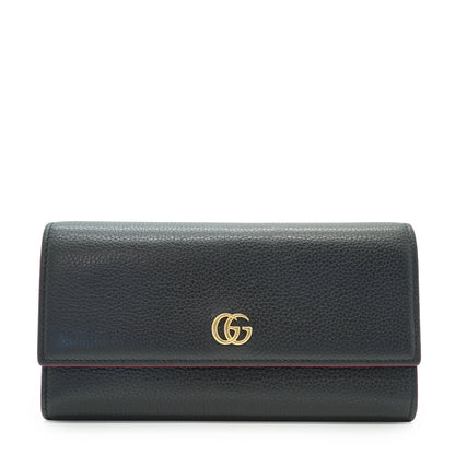 GG Marmont Petite Marmont Bicolor Continental Wallet