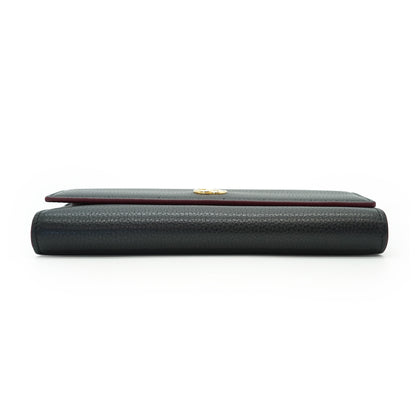 GG Marmont Petite Marmont Bicolor Continental Wallet
