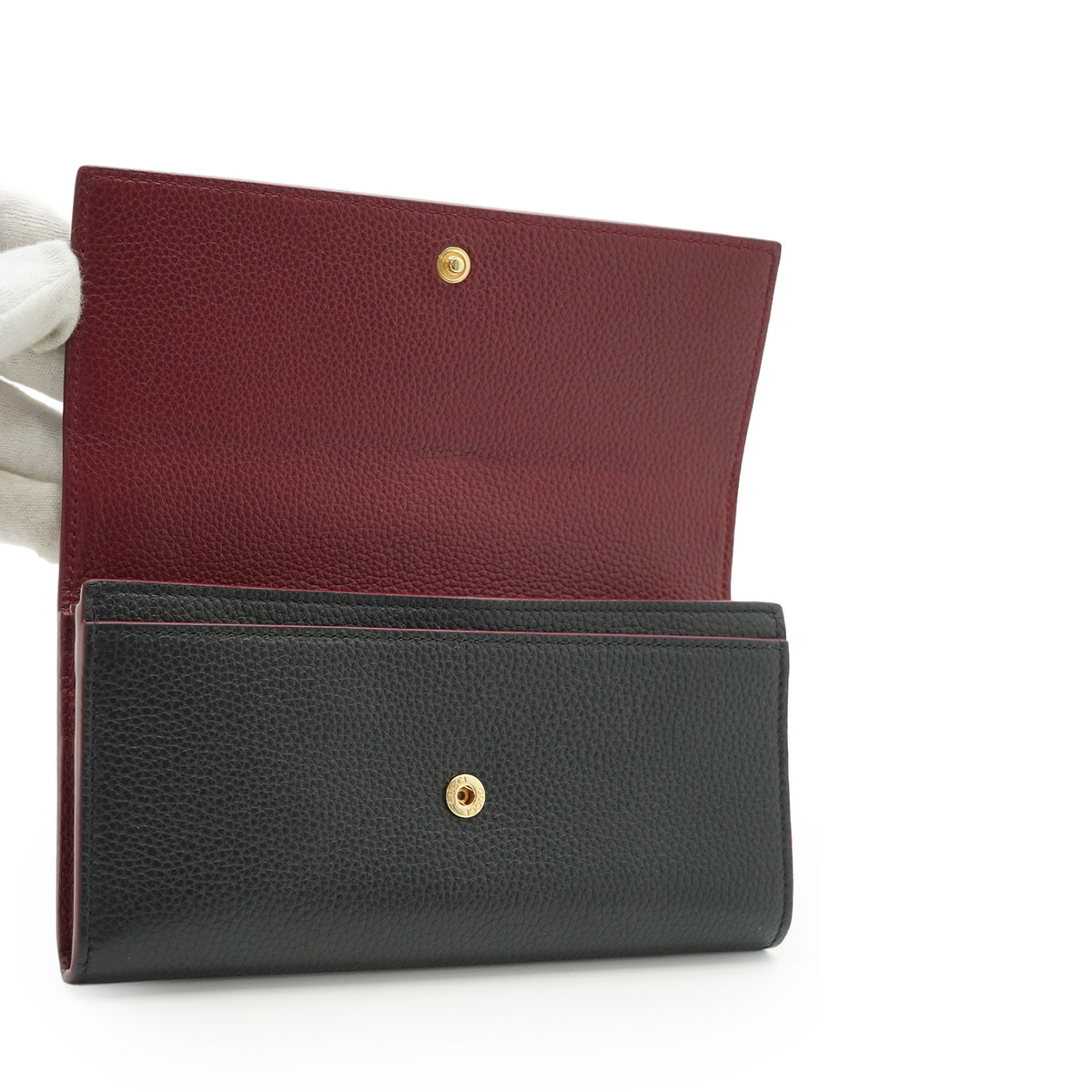 GG Marmont Petite Marmont Bicolor Continental Wallet