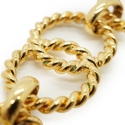 Vintage CC Double Chain Loop Medallion Chain Belt GP