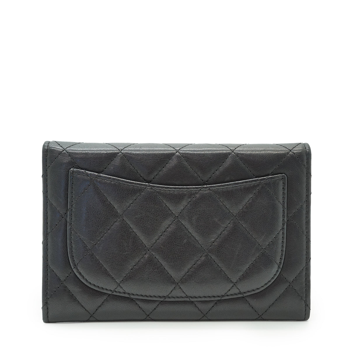 Lambskin Matelasse Classic Flap Wallet