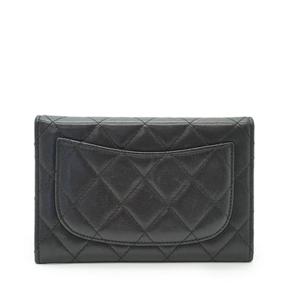 Lambskin Matelasse Classic Flap Wallet