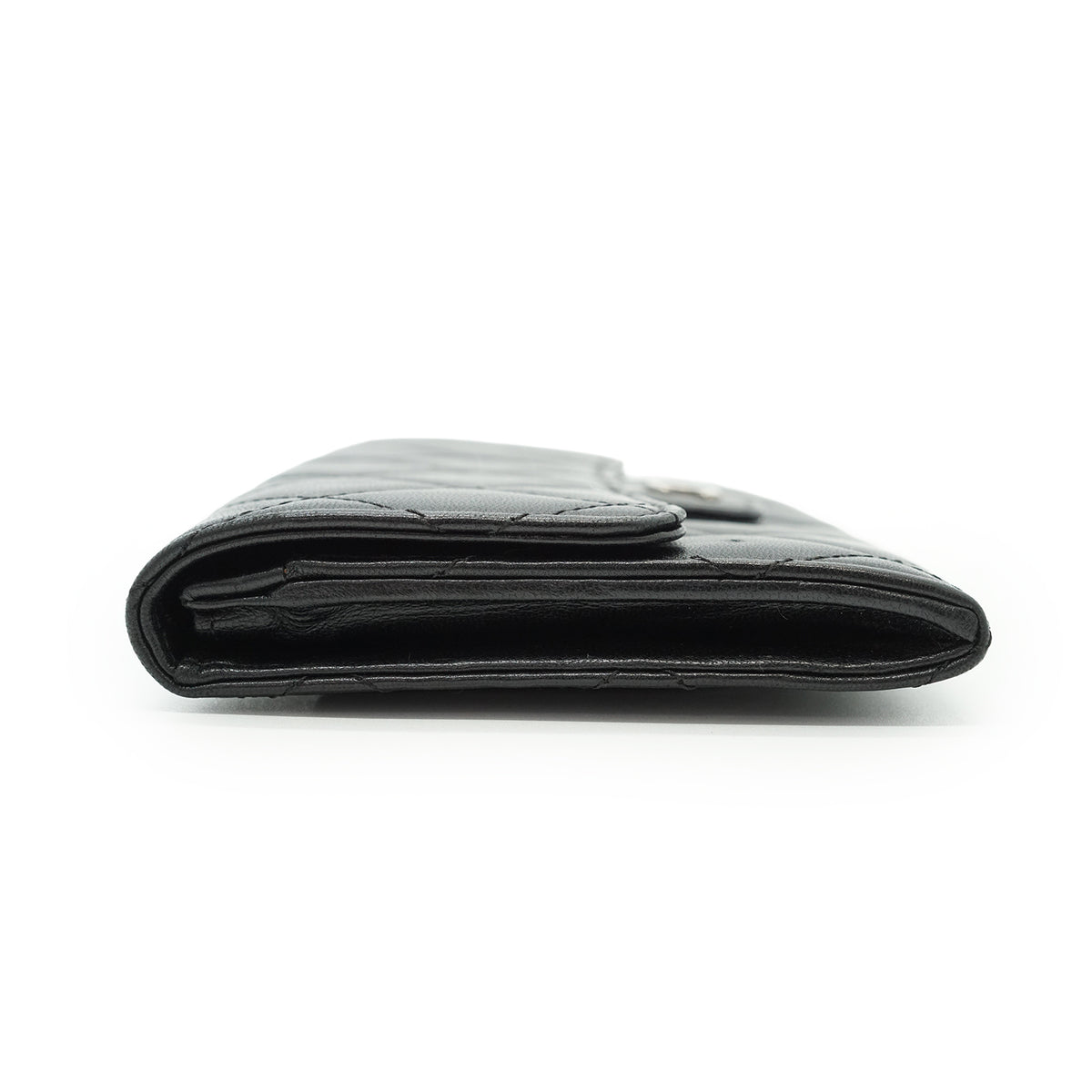 Lambskin Matelasse Classic Flap Wallet