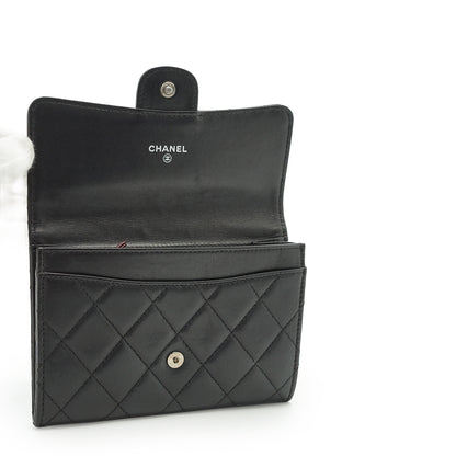 Lambskin Matelasse Classic Flap Wallet