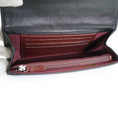 Lambskin Matelasse Classic Flap Wallet