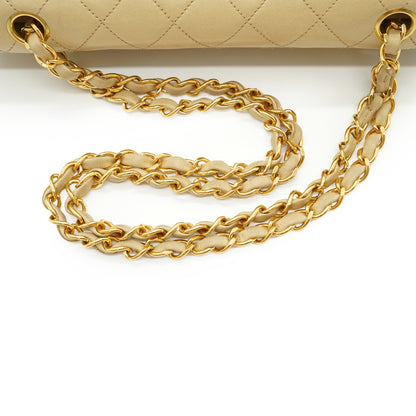 Double Flap Matelasse 25 Lambskin Chain Shoulder Bag