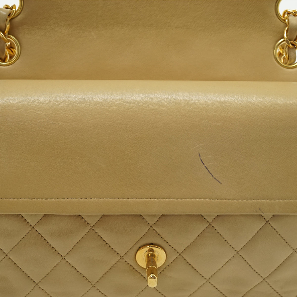 Double Flap Matelasse 25 Lambskin Chain Shoulder Bag