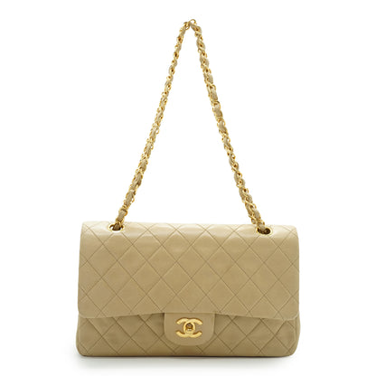 Double Flap Matelasse 25 Lambskin Chain Shoulder Bag