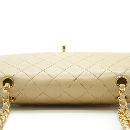 Double Flap Matelasse 25 Lambskin Chain Shoulder Bag