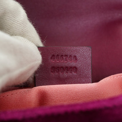 GG Marmont Velvet Mini Chain Shoulder Bag