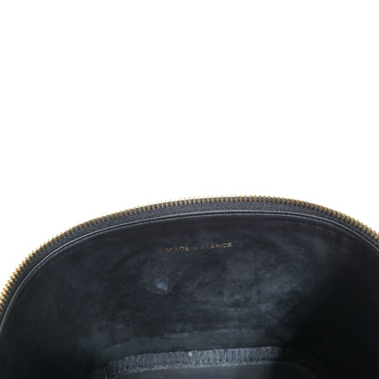 Caviar Skin Vertical Vanity Bag