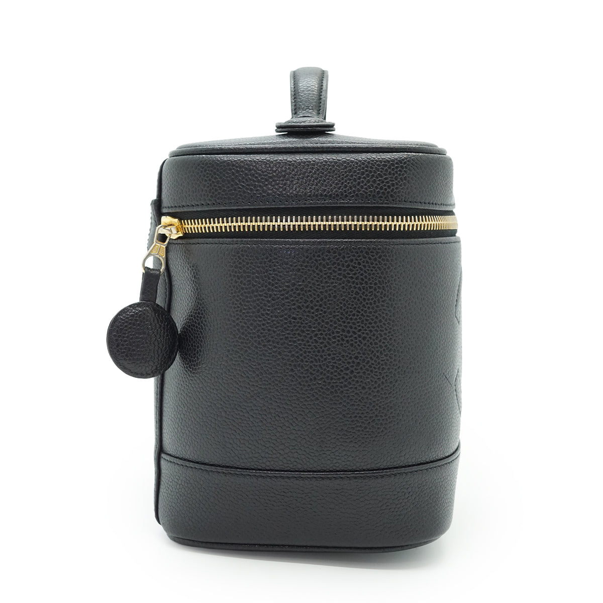 Caviar Skin Vertical Vanity Bag