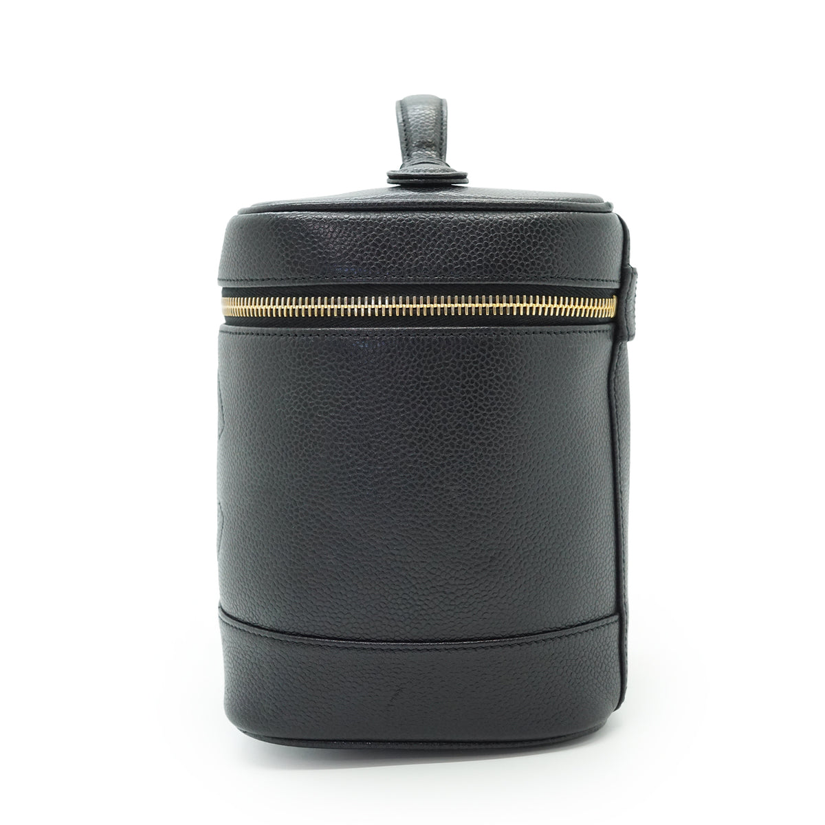 Caviar Skin Vertical Vanity Bag