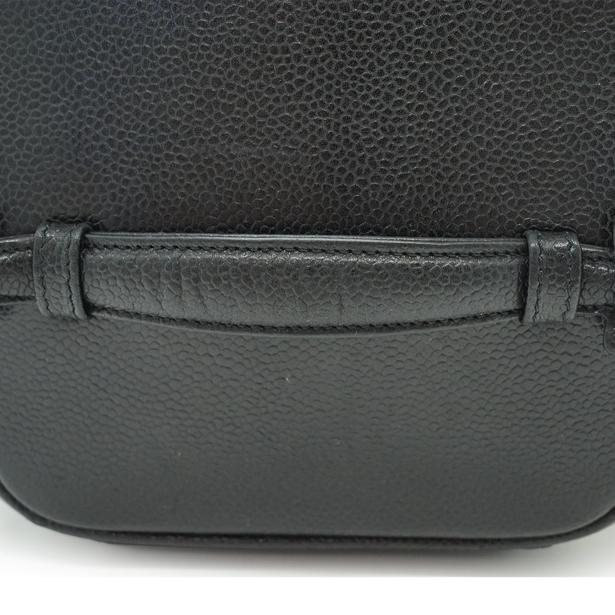 Caviar Skin Vertical Vanity Bag