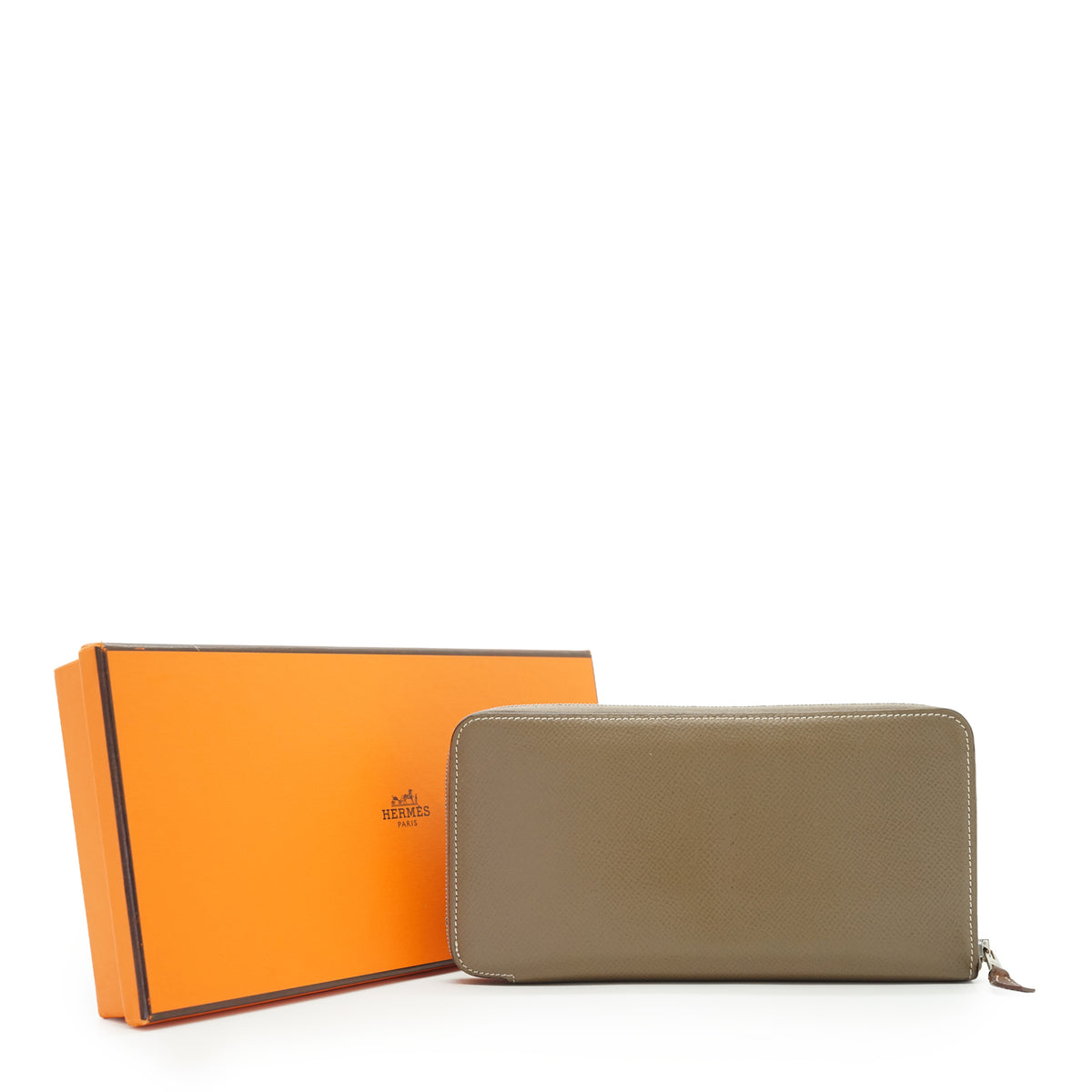 Epsom Etoupe Les Sangles Azap Silk-in Long Wallet