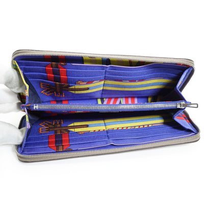 Epsom Etoupe Les Sangles Azap Silk-in Long Wallet