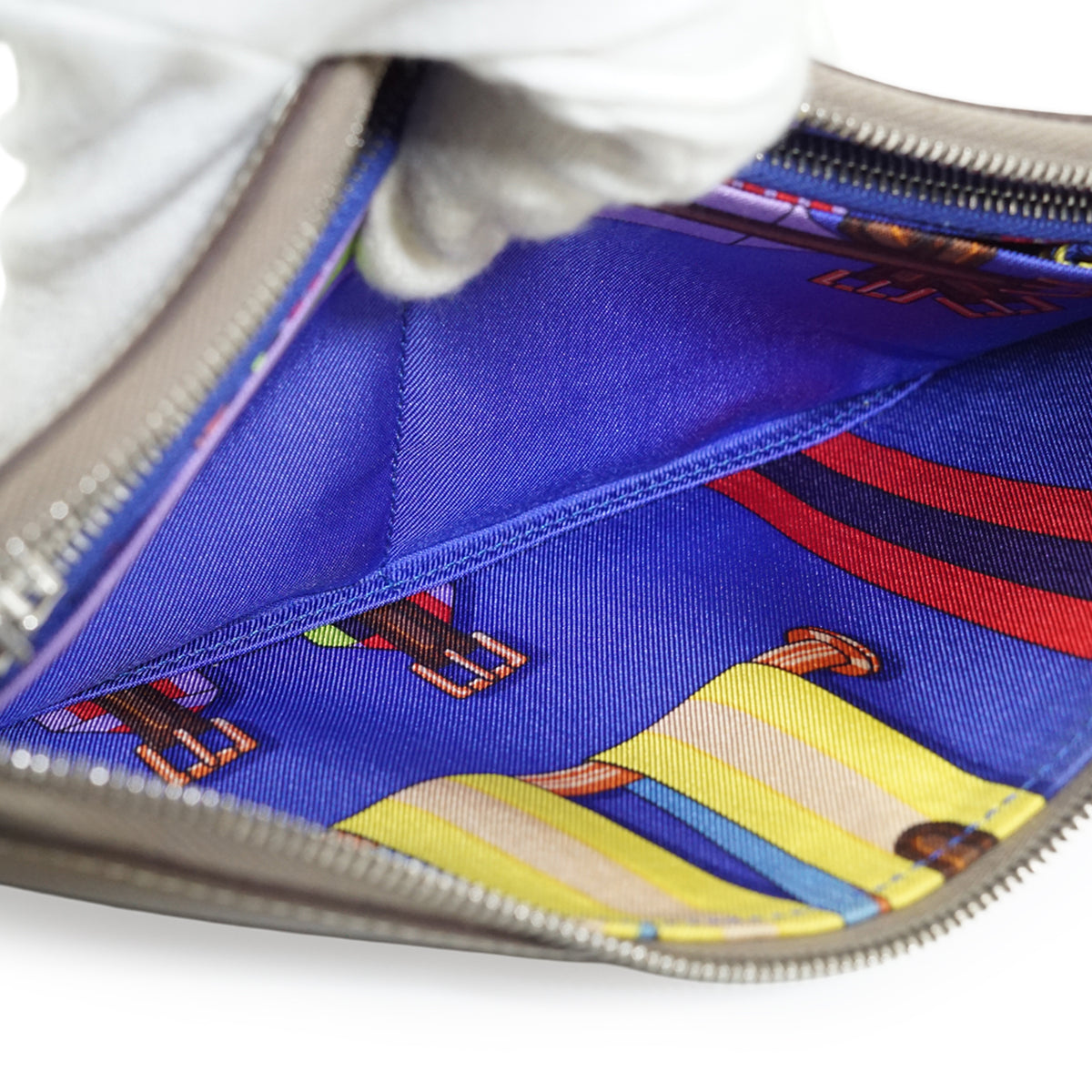 Epsom Etoupe Les Sangles Azap Silk-in Long Wallet