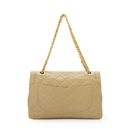 Vintage Lambskin Matelasse Paris Limited Edition Two Tone CC Chain Shoulder Bag
