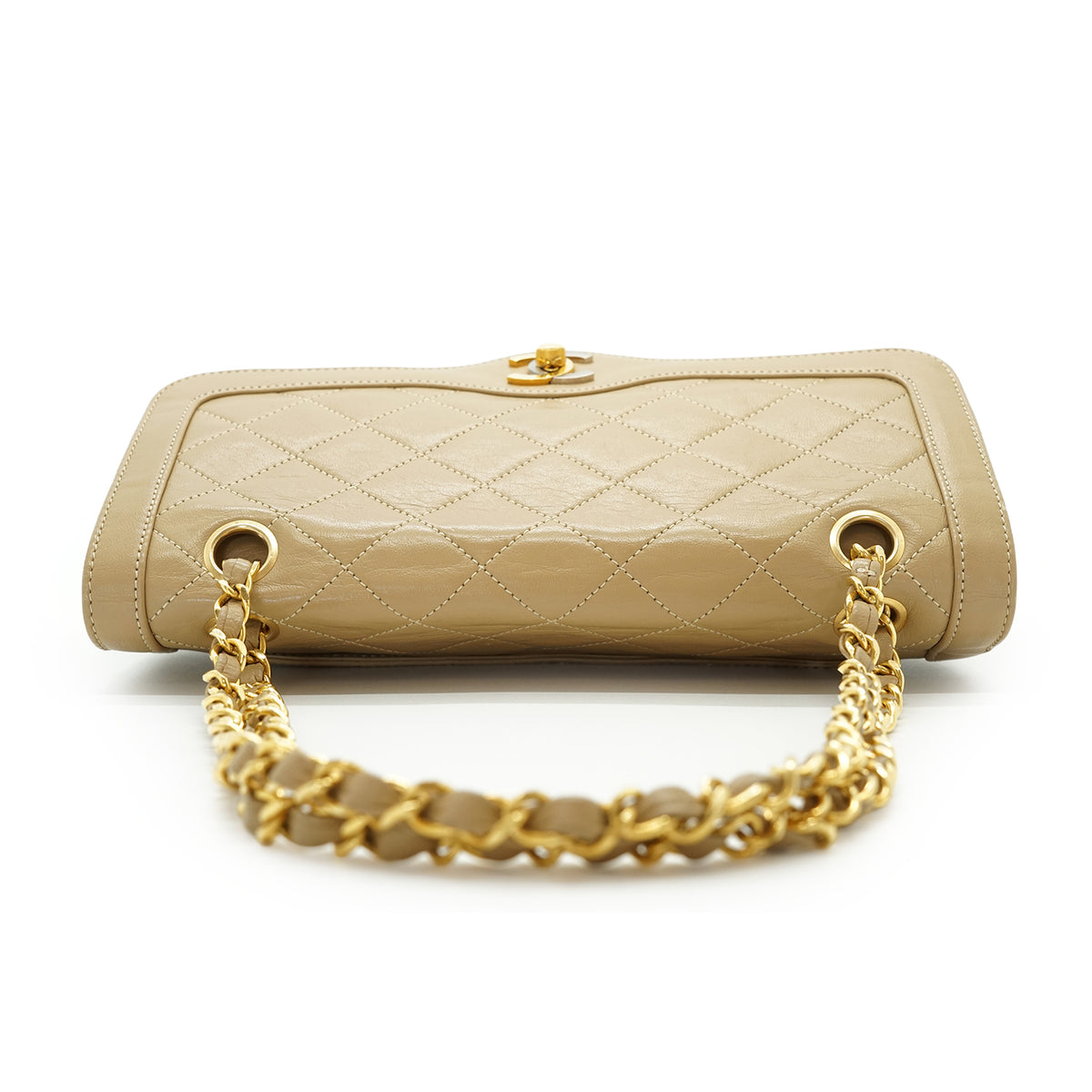 Vintage Lambskin Matelasse Paris Limited Edition Two Tone CC Chain Shoulder Bag