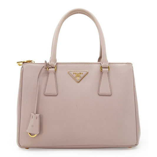 2way Saffiano Galleria Orchidea Medium Double Zip Tote