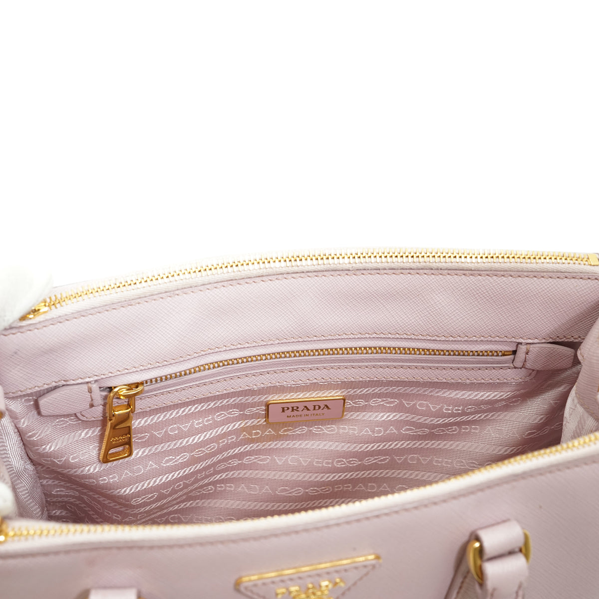 2way Saffiano Galleria Orchidea Medium Double Zip Tote