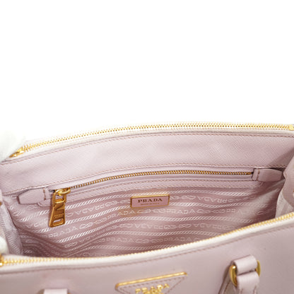 2way Saffiano Galleria Orchidea Medium Double Zip Tote
