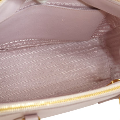 2way Saffiano Galleria Orchidea Medium Double Zip Tote