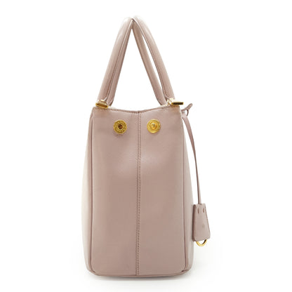 2way Saffiano Galleria Orchidea Medium Double Zip Tote