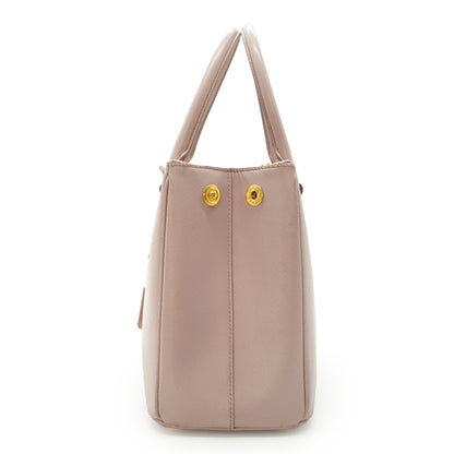 2way Saffiano Galleria Orchidea Medium Double Zip Tote