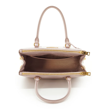 2way Saffiano Galleria Orchidea Medium Double Zip Tote