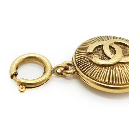 Vintage CC Starbust 31 Rue Cambon Paris Medallion Bracelet