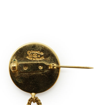 Vintage 31 Rue Cambon Paris Matelasse Classic Bag Pendant Brooch