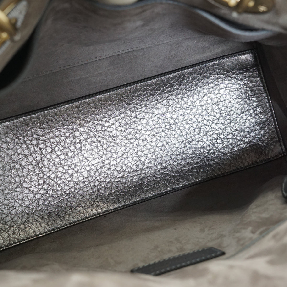 Lady Dior My ABCDior Cannage Supple Metallic Lambskin Medium
