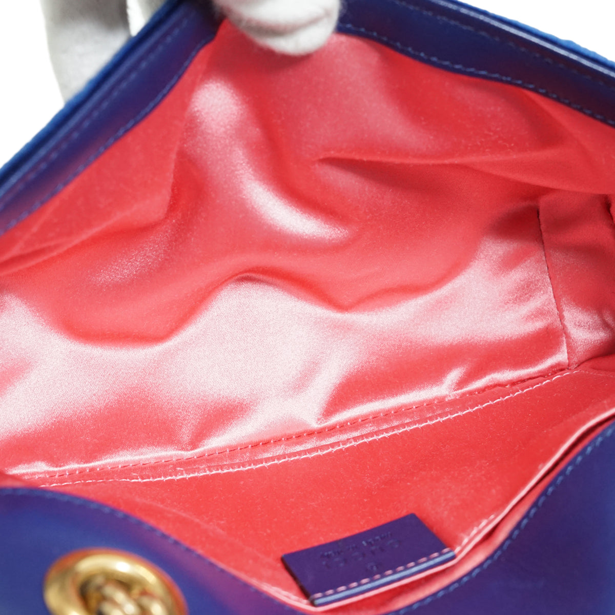 GG Marmont Velvet Mini Chain Shoulder Bag