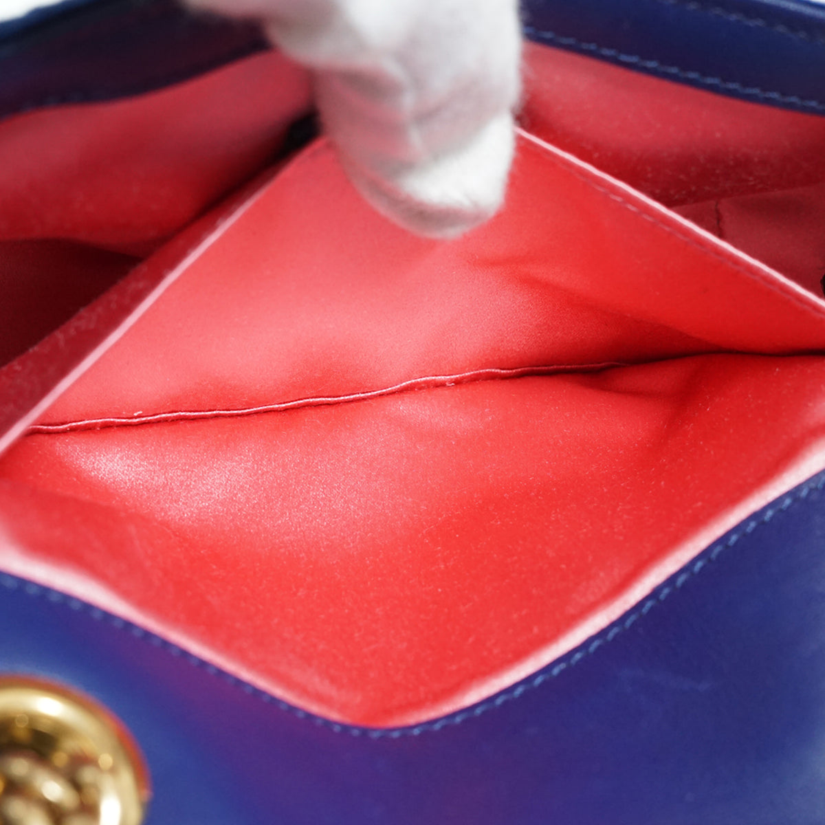 GG Marmont Velvet Mini Chain Shoulder Bag