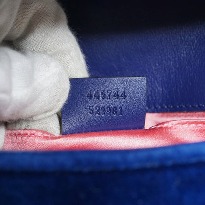 GG Marmont Velvet Mini Chain Shoulder Bag