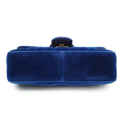 GG Marmont Velvet Mini Chain Shoulder Bag