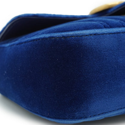 GG Marmont Velvet Mini Chain Shoulder Bag