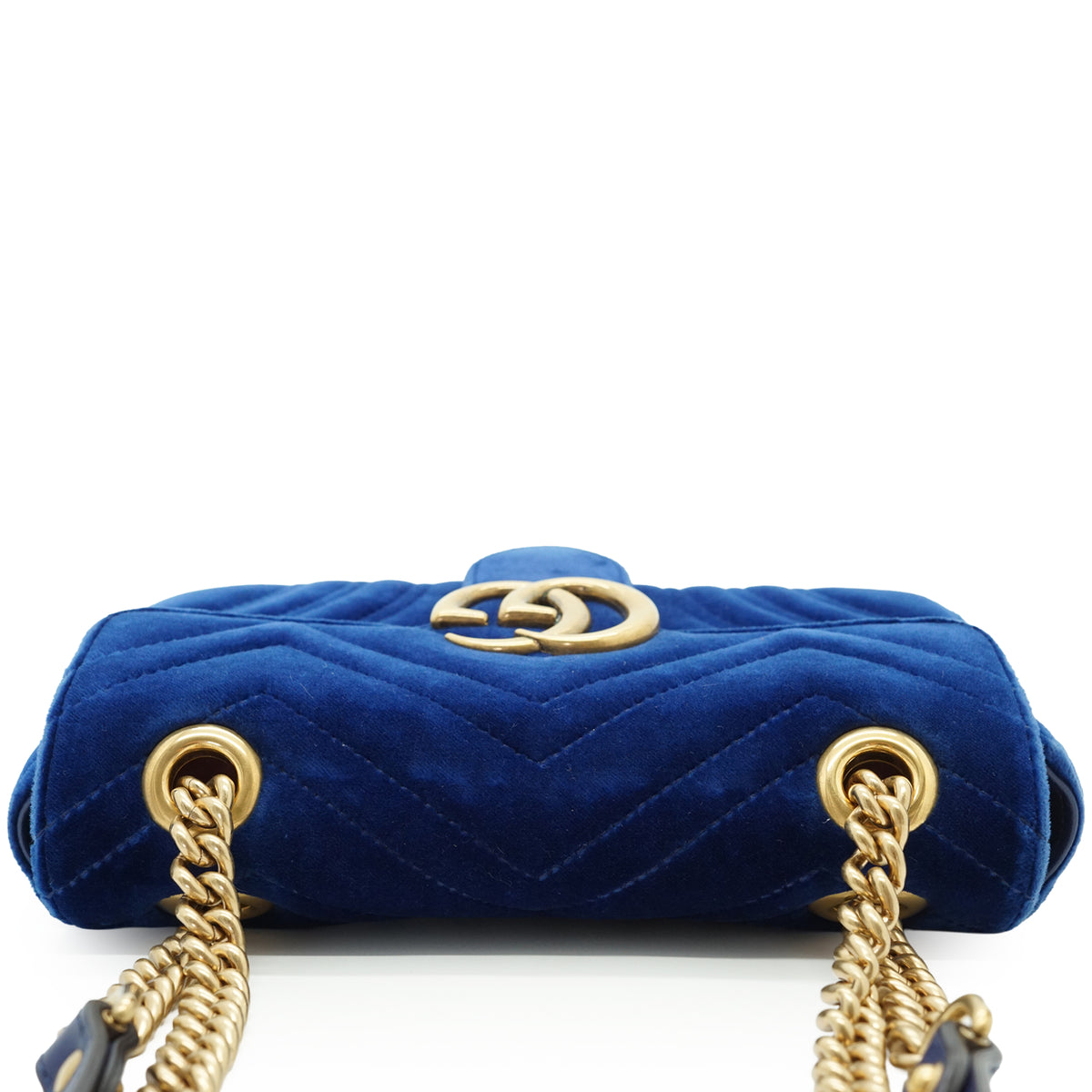GG Marmont Velvet Mini Chain Shoulder Bag